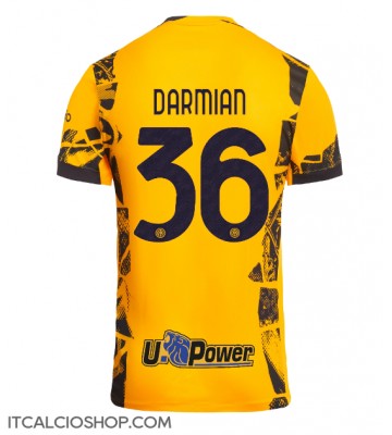 Inter Milan Matteo Darmian #36 Terza Maglia 2024-25 Manica Corta